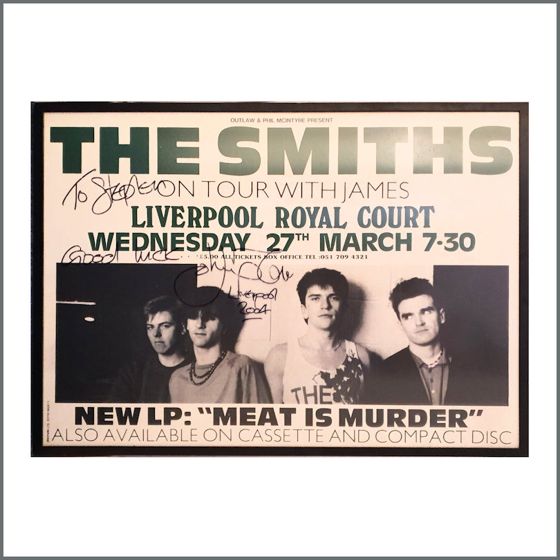The Smiths 1985 Tour Poster