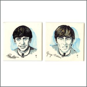 The Beatles 1964 Dorincourt Tiles (UK)
