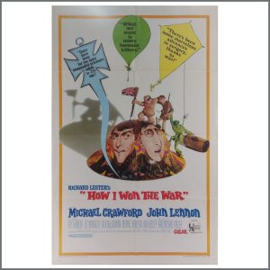 John Lennon 1968 How I Won The War United Artists Promotional Poster (USA)