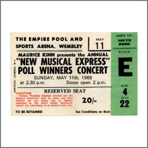 Cliff Richard / Lulu 1969 NME All-Star Concert Programme + Ticket (UK)