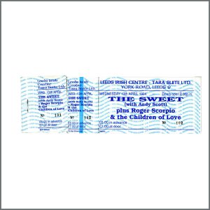 The Sweet Book Of Unused Concert Tickets 1994 (UK)