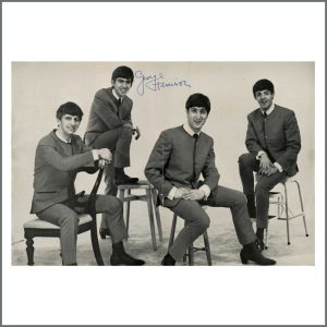 The Beatles - George Harrison Autographed Magazine Pages Dezo Hoffmann 1963 (UK)