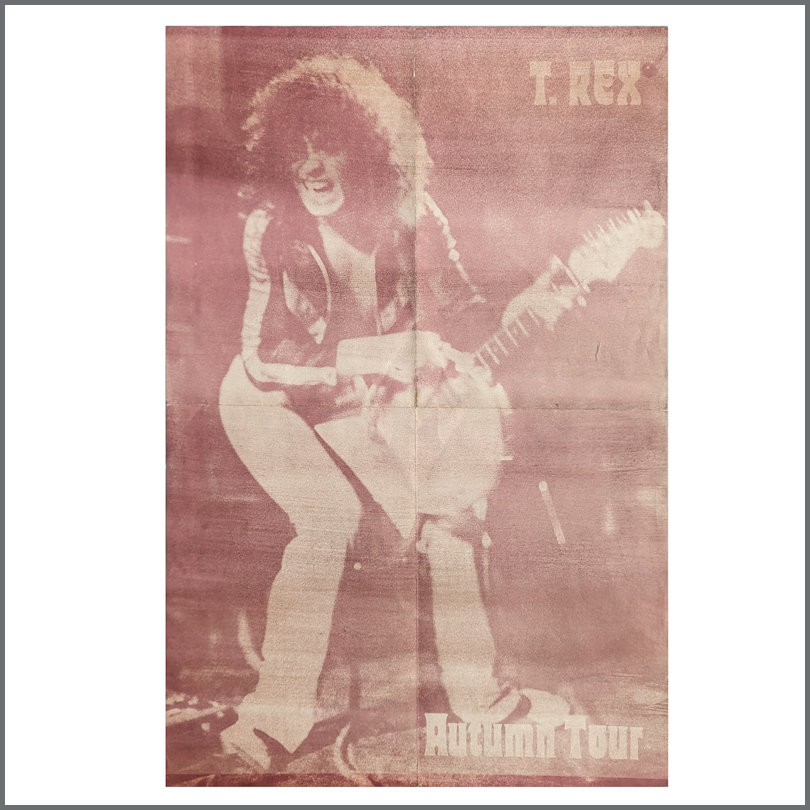 T-REX 1972 Merchandising Tour Poster (UK)