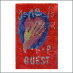 Genesis 1992 We Can’t Dance Tour VIP Guest Pass (UK)