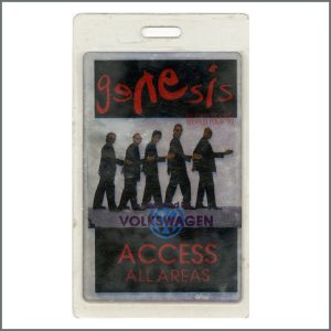 Genesis 1992 We Can’t Dance Tour Access All Areas Pass (UK)