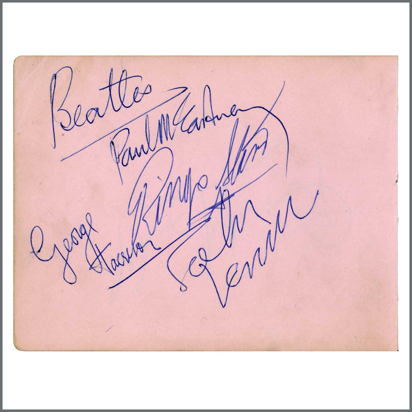 The Beatles 1963 Autographs Blackburn (UK) - £OFFERS