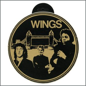 Paul McCartney and Wings 1978 London Town Promotional Sticker (UK)