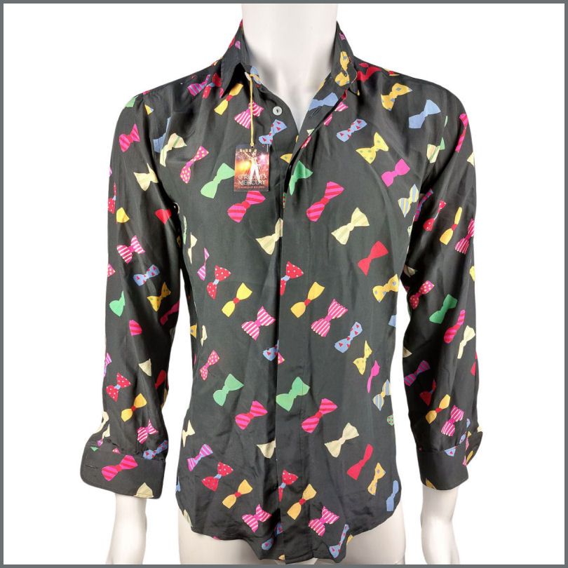 Queen Freddie Mercury Owned Shirt With Bow Tie Pattern (Germany)