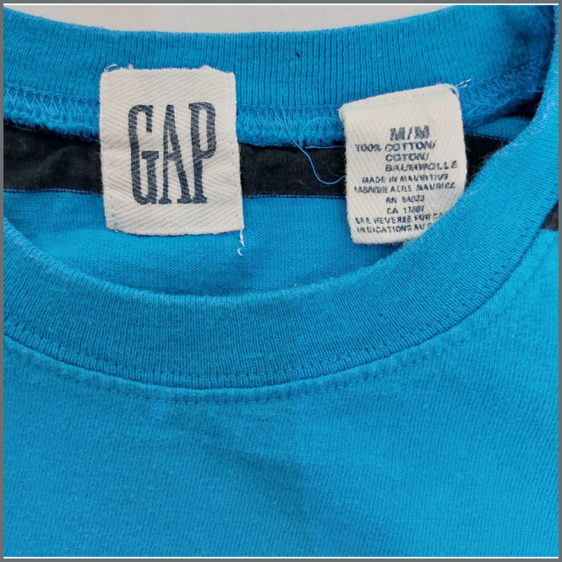 Queen Freddie Mercury Owned Blue Gap T-Shirt (UK)