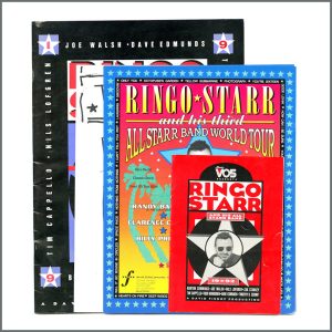Ringo Starr Hilary Gerrard 1992 Collection Of Concert Items and Flyers (UK)