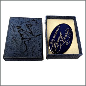 Paul McCartney Signed 1991 Liverpool Oratorio Pin Badge Box (UK)