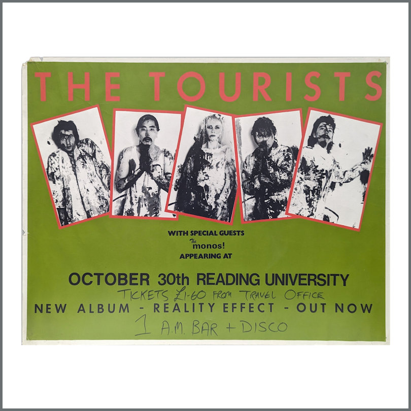 The Tourists Reading University Concert Poster 1979 (UK)