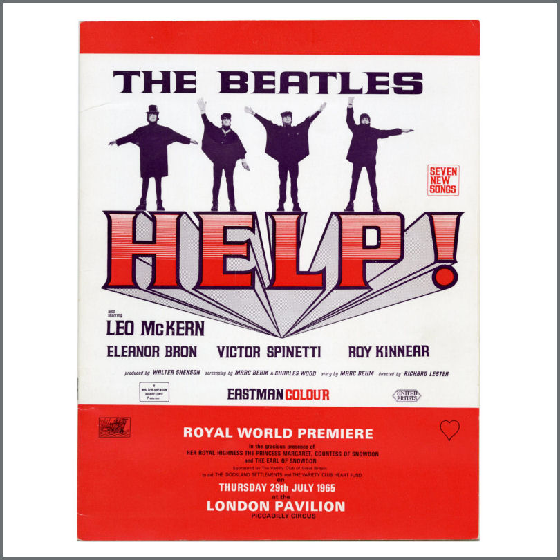 The Beatles 1965 HELP! World Premiere Programme (UK)