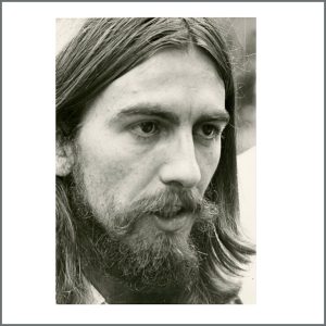 George Harrison 1969 Hare Krishna Recording Session Vintage Photograph (UK)
