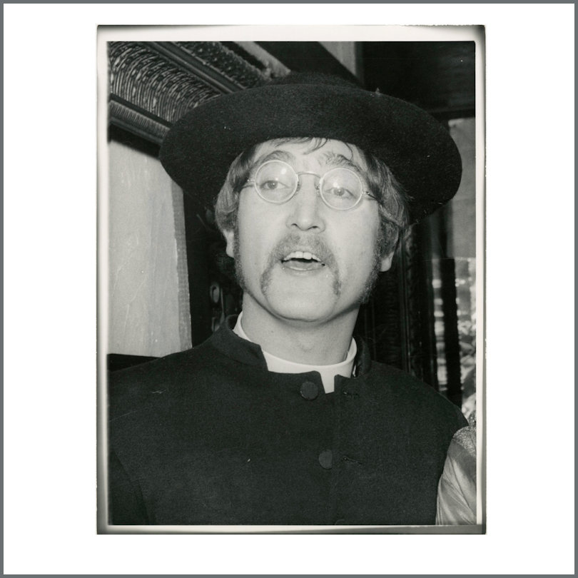 John Lennon 1960s John The Priest London Party Vintage Photograph (UK)