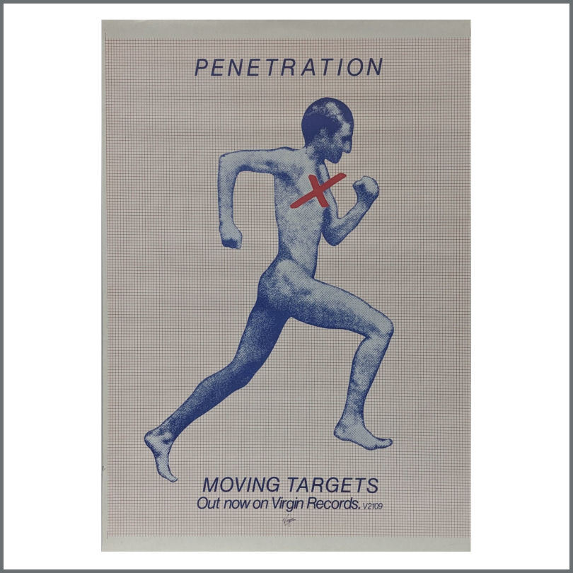 Penetration Moving Targets Promotional Poster 1978 (UK)