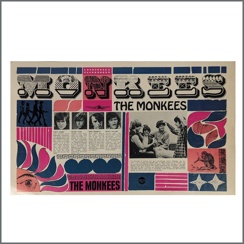 The Monkees 1960s Book Cover Protector (Sweden)